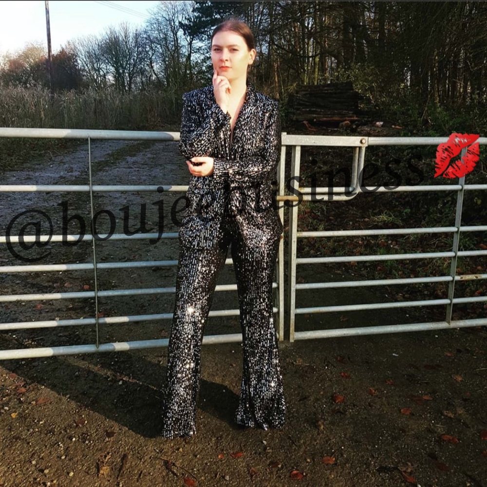 ZARA Sequined Blazer - Picture 6 of 8